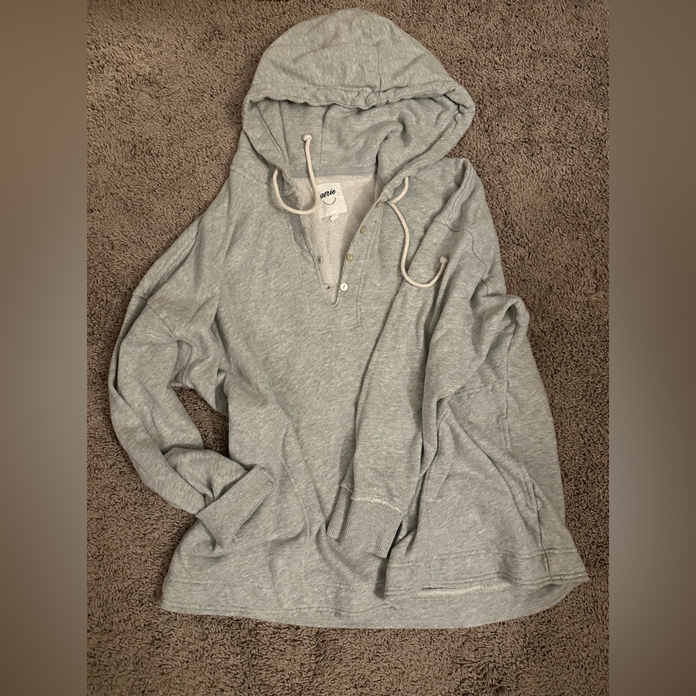 Aerie women’s oversized sweatshirt - gray size M